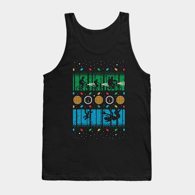 Upside Down Christmas Tank Top by Stationjack